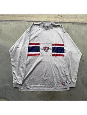 Vintage 1995 USA Soccer Nike Goalie long sleeve jersey size XL USA Made